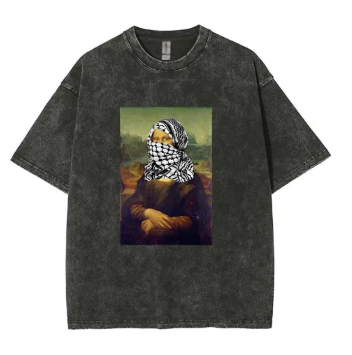 Mona Lisa Keffiyeh Tee