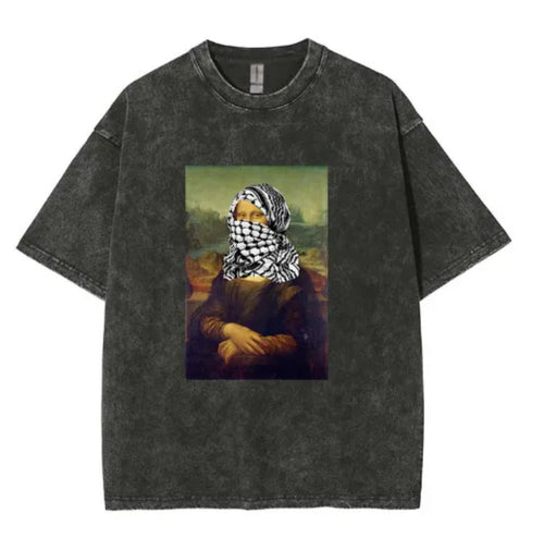 Mona Lisa Keffiyeh Tee