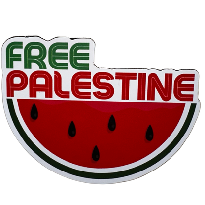 Free Palestine Watermelon Magnet