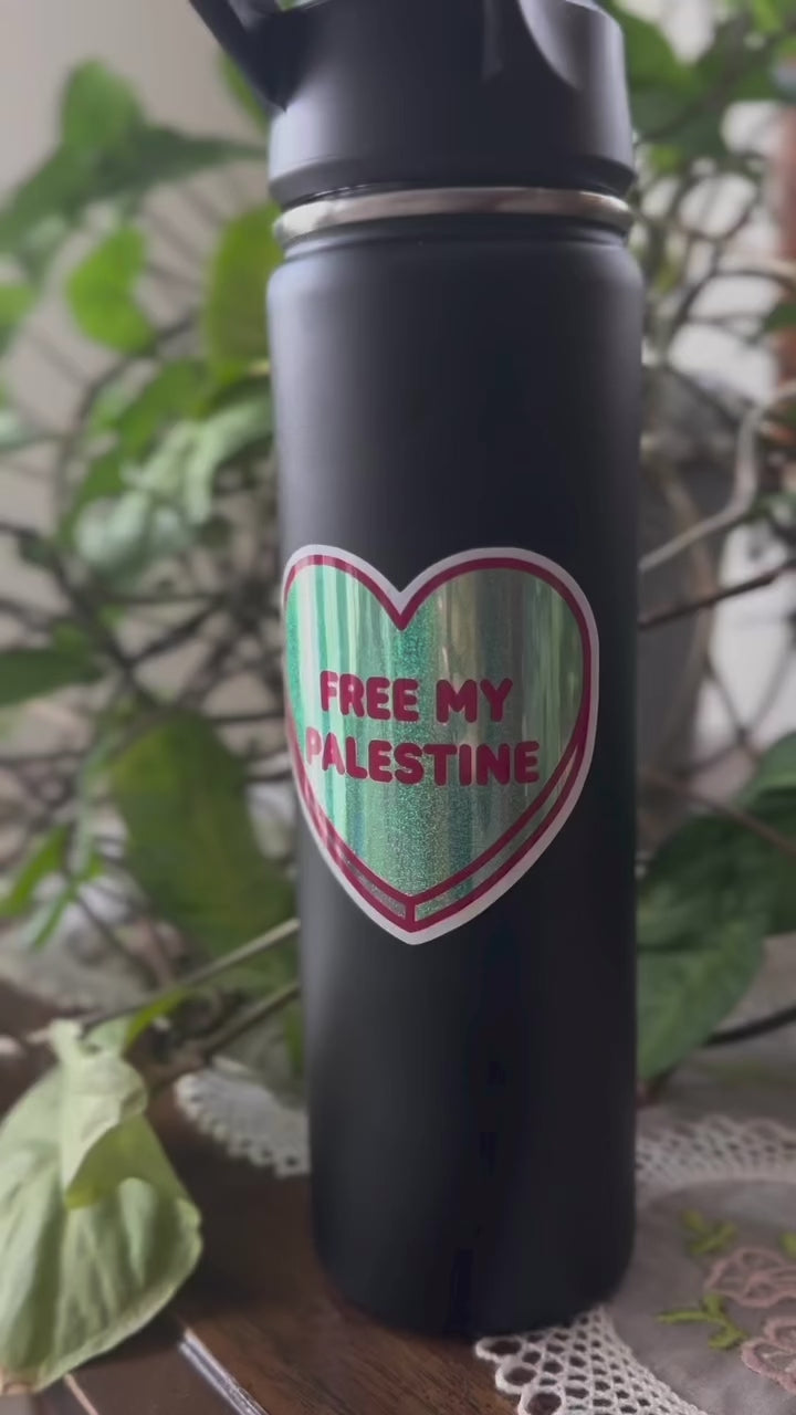 Free My Palestine Sweetheart Sticker